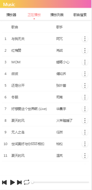 图片[1]-互联网大师兄i最新可用双端美化版在线音乐播放器网站源码-互联网大师兄i互联网大师兄i