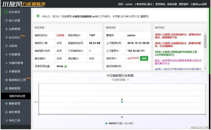 图片[1]-互联网大师兄i最新小旋风蜘蛛池X6.21（原小霸王蜘蛛池）解密版+绕过授权带教程-互联网大师兄i互联网大师兄i