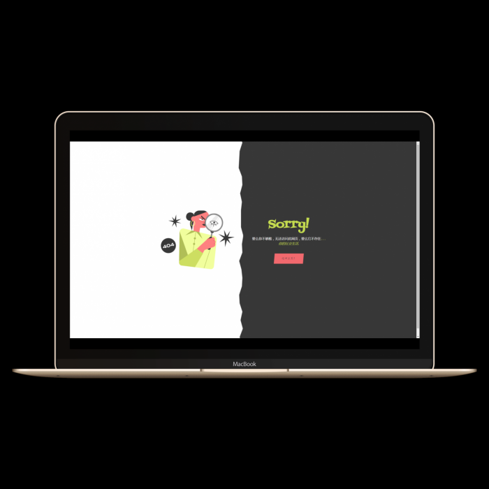 分享九款不同页面的404源码（带演示站点）-第5张图片-云起资源网