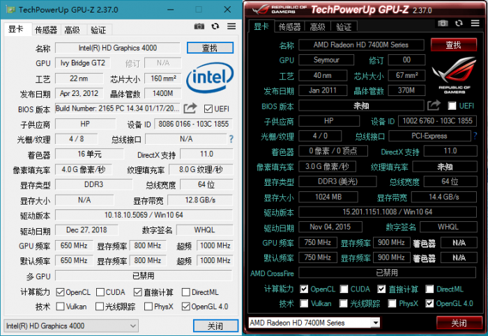 GPU-Z v2.37.0中文汉化版 GPU-Z v2.37.0中文汉化版
