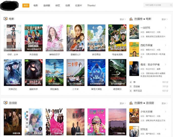 分享个苹果cmsv10自适应清新白橙模板源码-互联网大师兄i互联网大师兄i