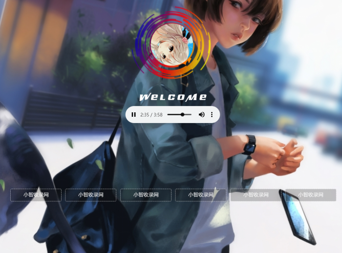 非常漂亮的一款html引导页导航网站旋转头像变幻背景单页源码-互联网大师兄i互联网大师兄i