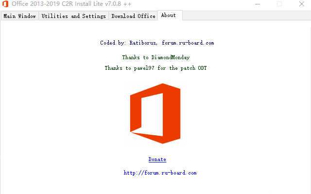 2020 Office部署工具----Office 2013-2019 C2R Install 7.0.8 正式版+单文件版-互联网大师兄i互联网大师兄i