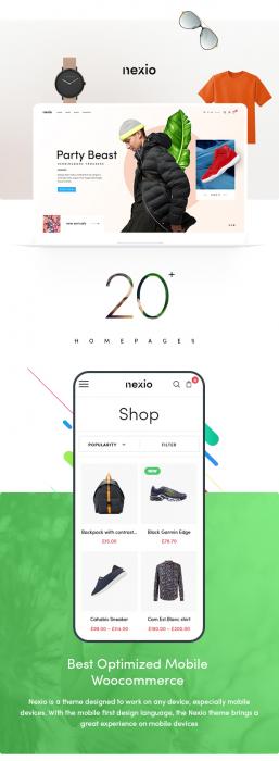 WordPress主题Nexio v1.0.7 时尚服装WooCommerce商店主题-互联网大师兄i互联网大师兄i