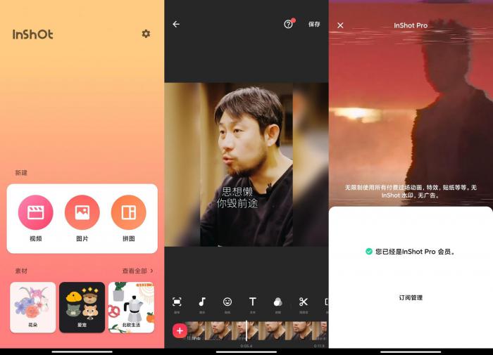 安卓InShot视频编辑专业版-互联网大师兄i互联网大师兄i