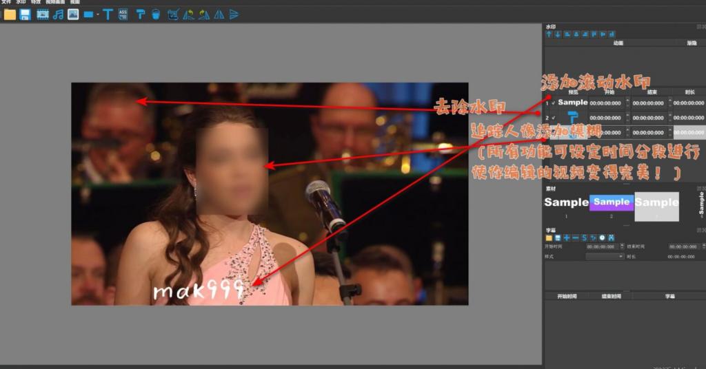 视图批量添加去除水印和字幕编辑DikDik软件-互联网大师兄i互联网大师兄i